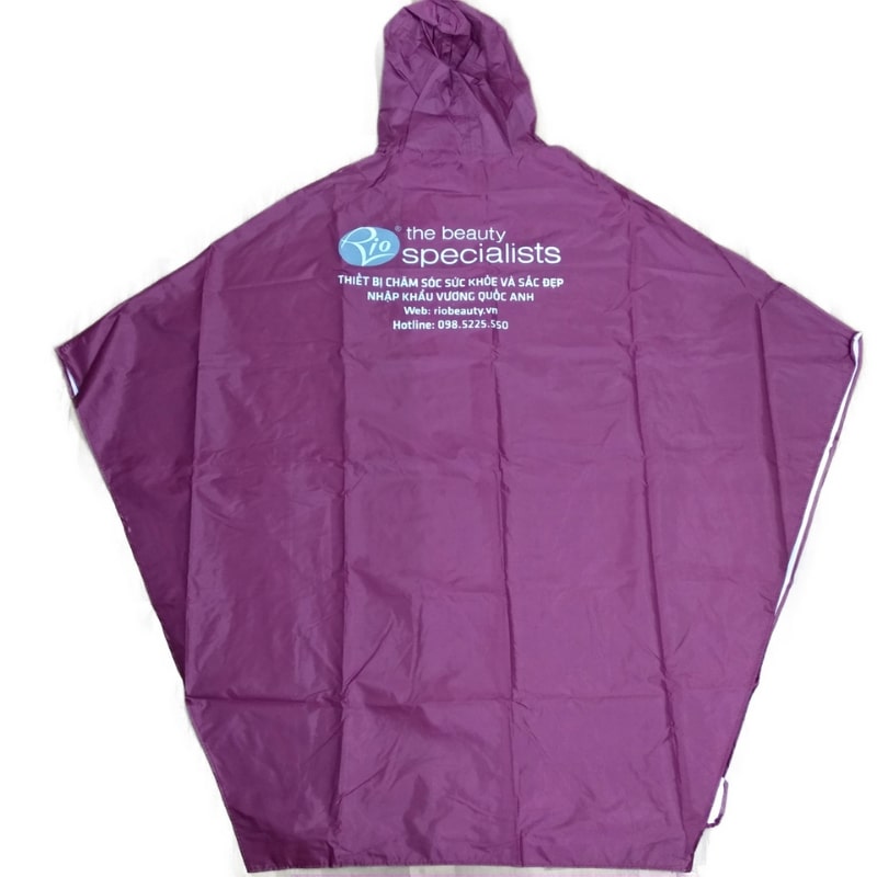 áo mưa cánh dơi in logo